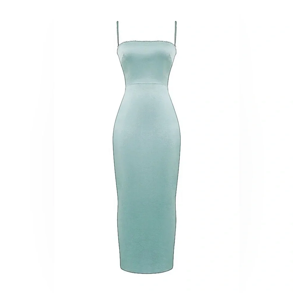 HOUSE OF CB 'Costanza' Light Jade Maxi Dress - Picture 3 of 4